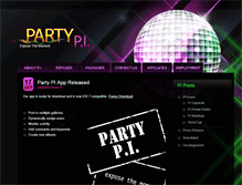 Tablet Screenshot of partypi.com